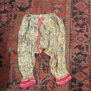 Embroidered Magnolia Pearl pants